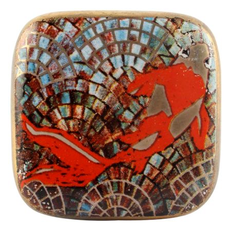 Square Ceramic Wine Stopper in Multicolor